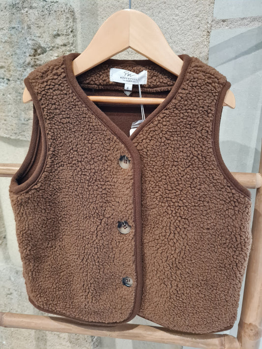 Gilet sans manches Marron - Aurore