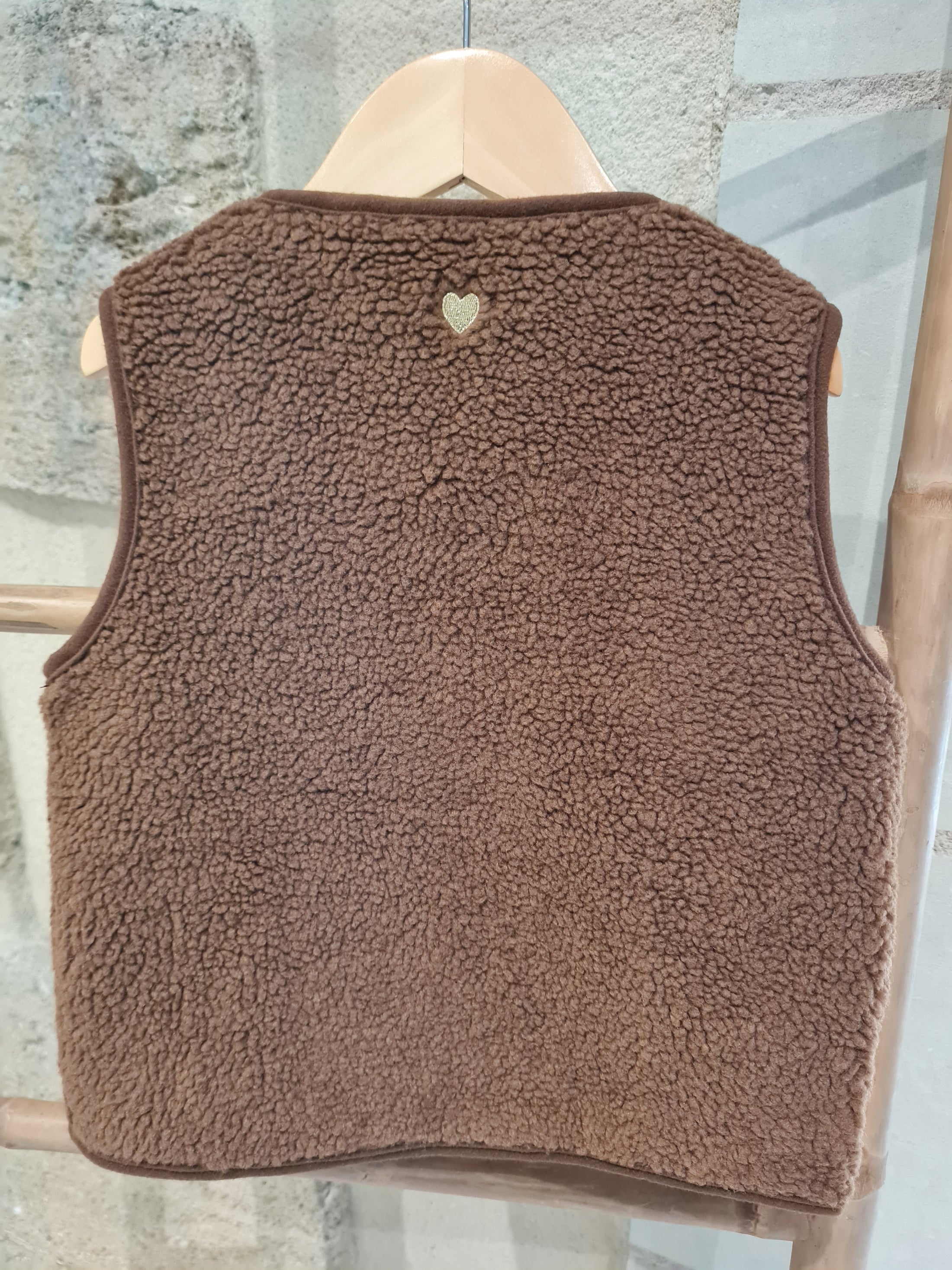 Gilet sans manches Marron - Aurore