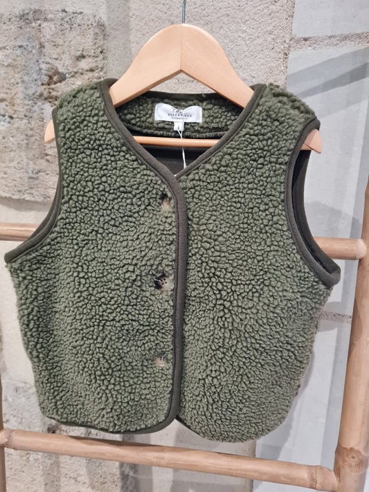 Gilet sans manches Kaki - Aurore