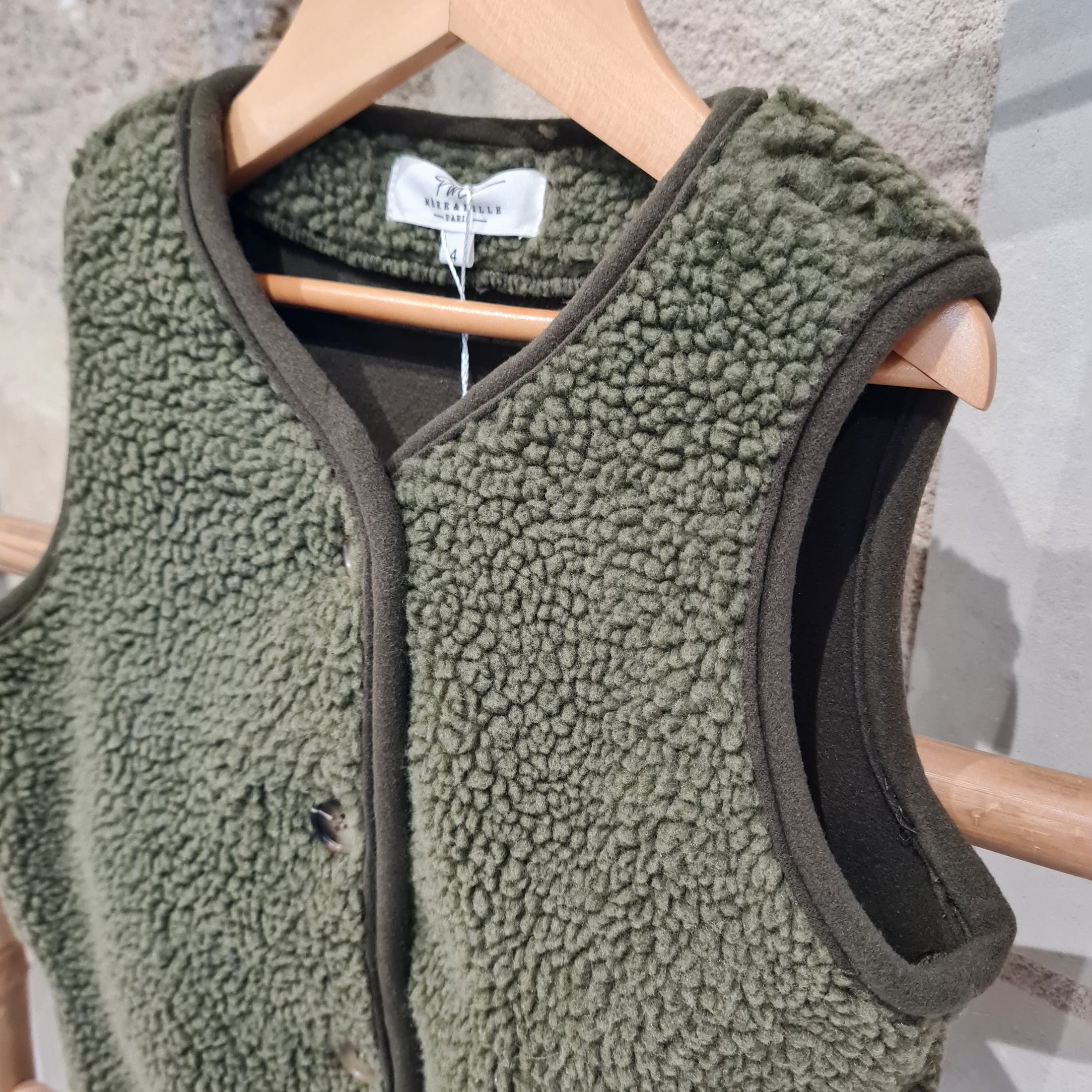 Gilet sans manches Kaki - Aurore