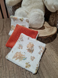 Charger l'image dans la visionneuse de la galerie, Lot de 3 lingettes lavables Cuivré/Motif - Lyne (Édition limitée)
