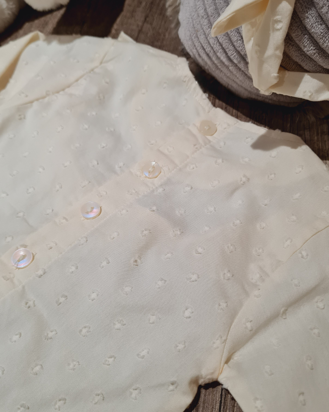 Blouse dentelle avec son petit bandeau - Lila