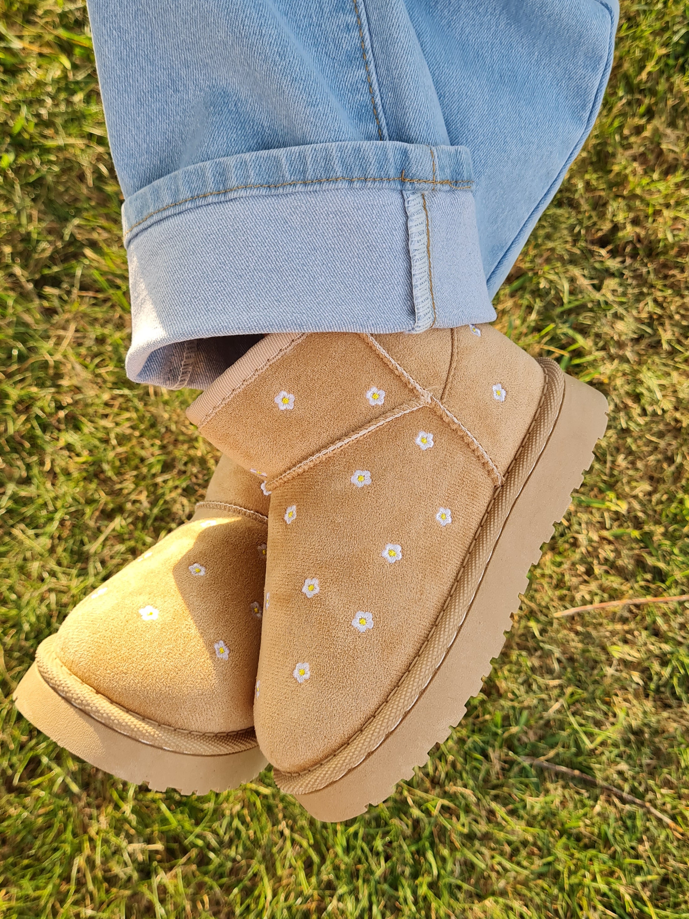 Bottines à fleur - Alix