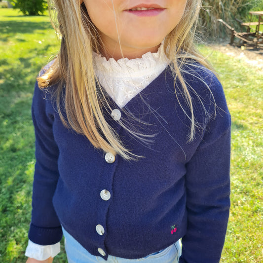 Gilet Cerise Marine - Léa