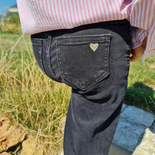 Jeans Large Noir - Louise