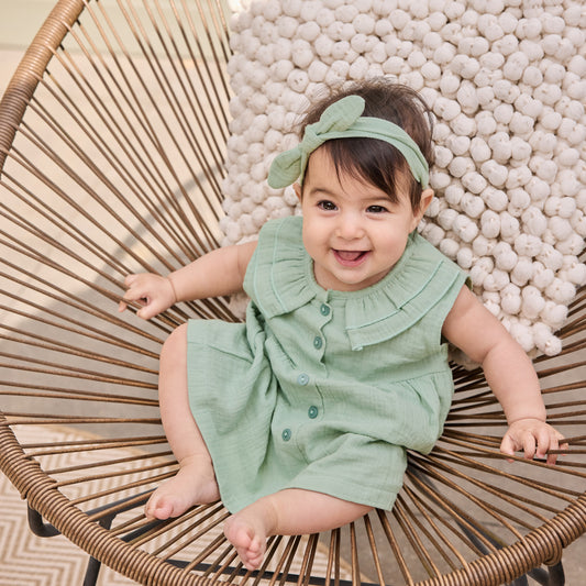 Robe avec son petit bandeau - Bertille