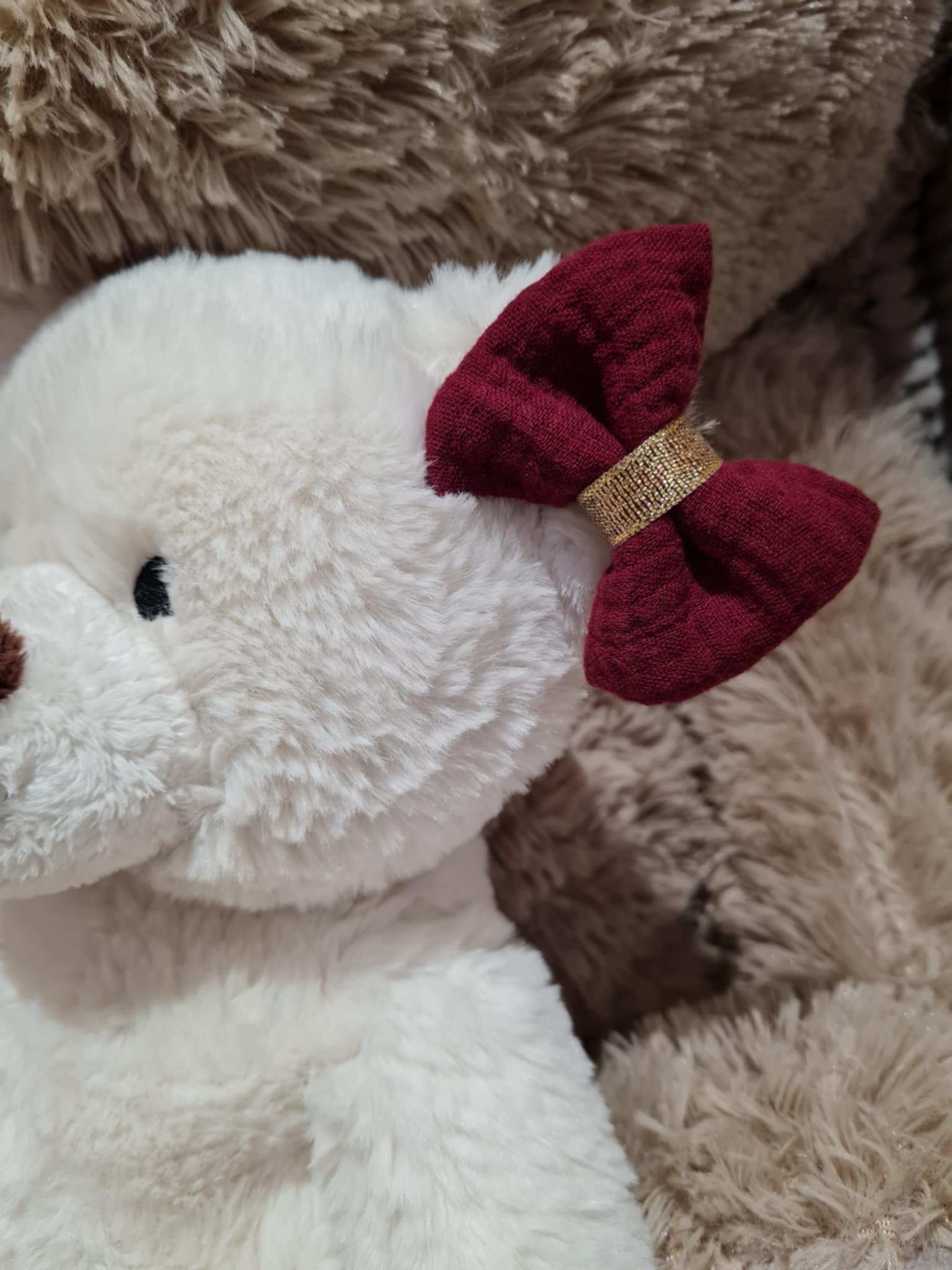 Pince croco Bordeaux/Doré - Elyse (Édition limitée)